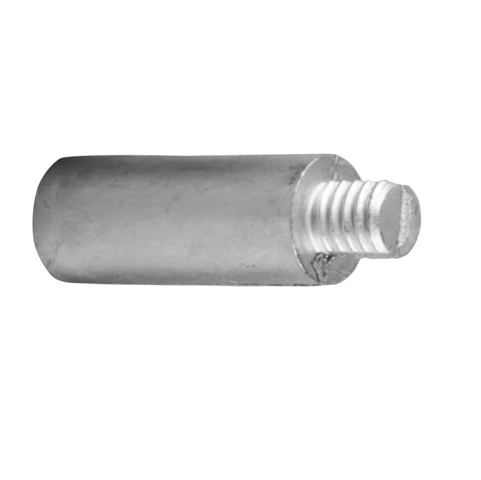 Aluminum anode Volvo Penta, type pencil anode Ø15 L.40, 7/16"UNC, VP 832989