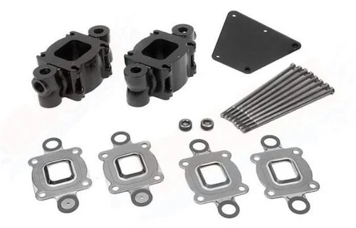 OEM MerCruiser V6/V8 "Dry Joint" Exhaust Riser 3" Spacer Kit (14 degree risers) (std cooling) 864929A3
