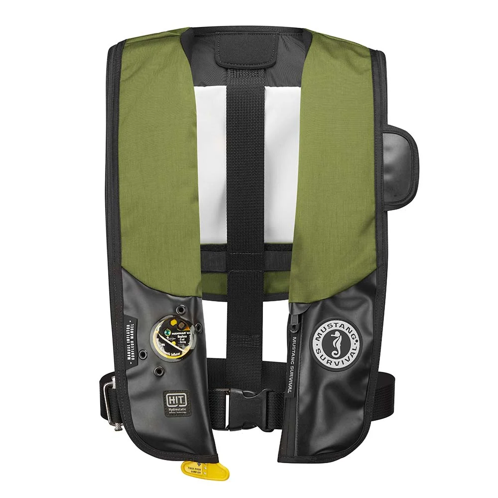 Mustang HIT Inflatable PFD f/Law Enforcement Olive - Black