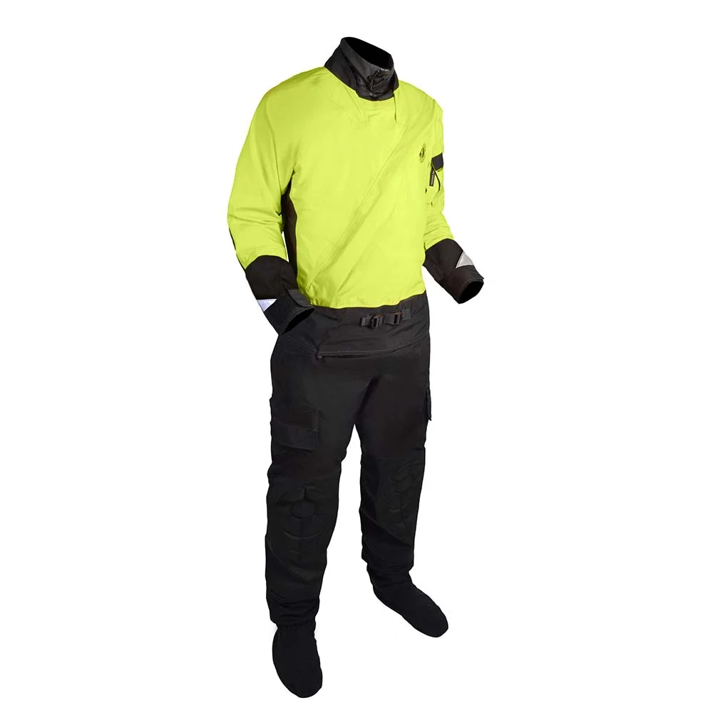 Mustang Sentinel™ Series Water Rescue Dry Suit - Fluorescent Yellow-Green/Black - Small Regular