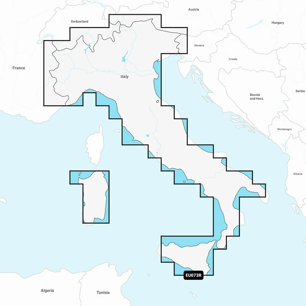 Garmin Navionics+ NSEU073R - Italy Lakes & Rivers - Marine Chart