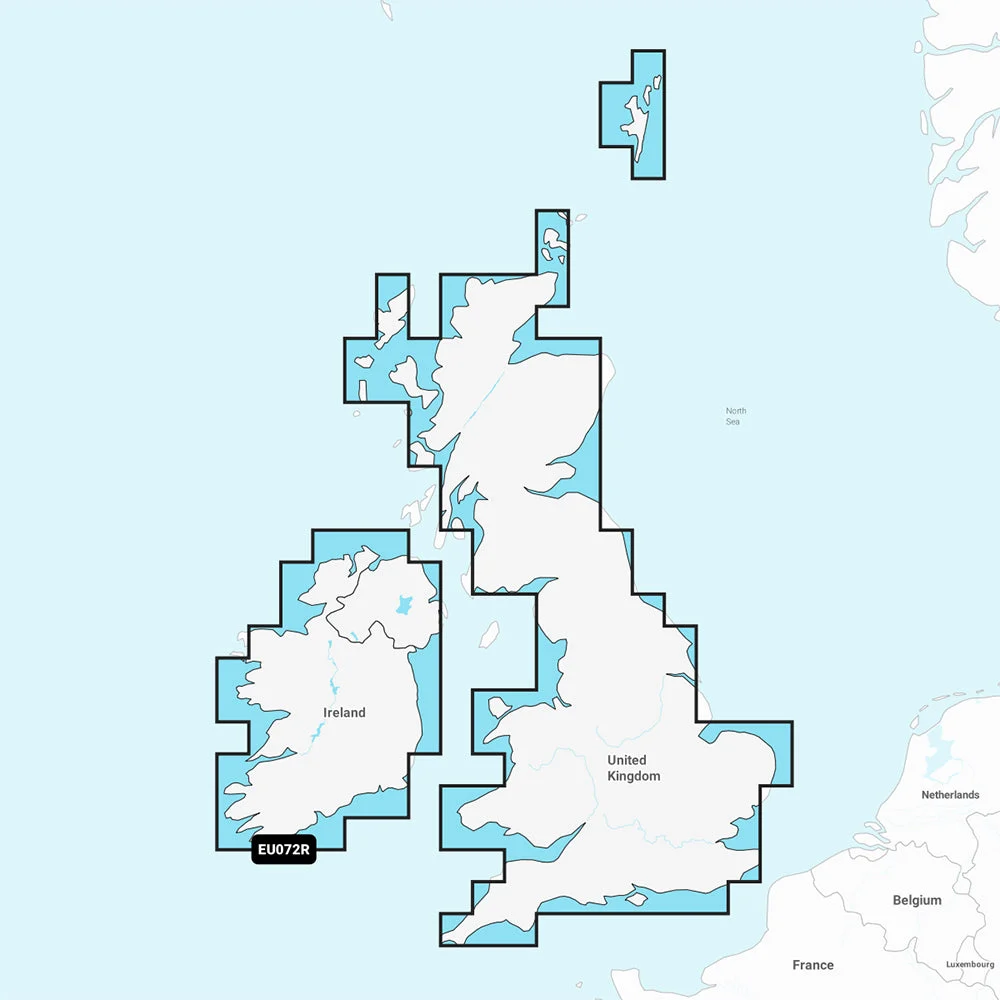 Garmin Navionics Vision+ NVEU072R - U.K. & Ireland Lakes & Rivers - Inland Marine Chart