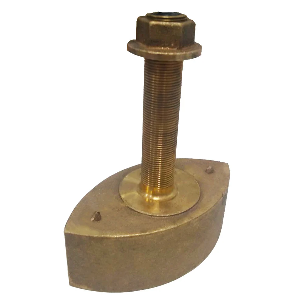 SI-TEX Bronze Stem Thru-Hull Medium Frequency CHIRP Transducer - 600W & 80-130kHz