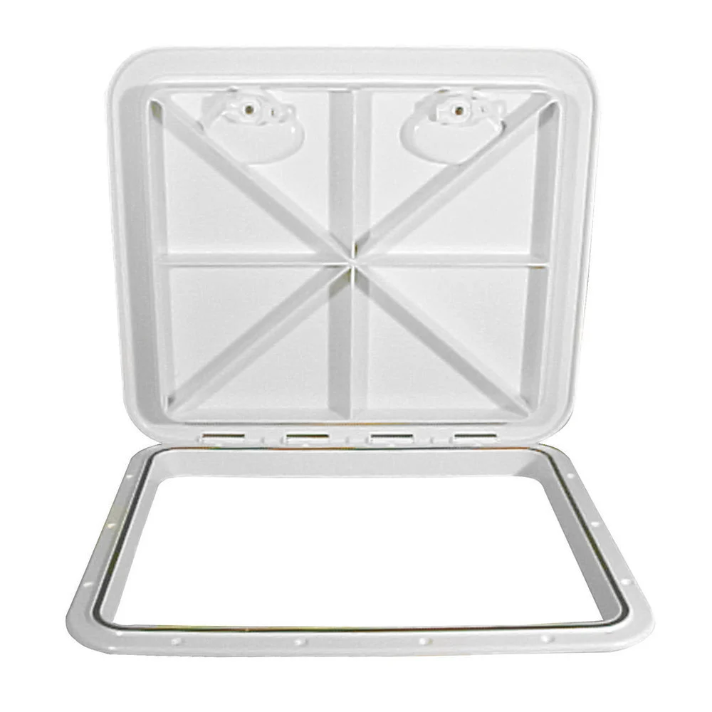 Beckson 18x21 Rectangular Hatch - White - ASA Material Acrylonitrile Styrene Acrylate
