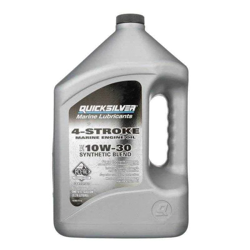 10W-30 Four Stroke Oil Synthetic 1 Gallon | Quicksilver 92-8M0142146