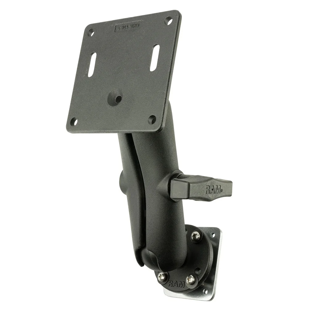 RAM Mount Universal Backing Plate Mount w/75x75mm VESA Plate