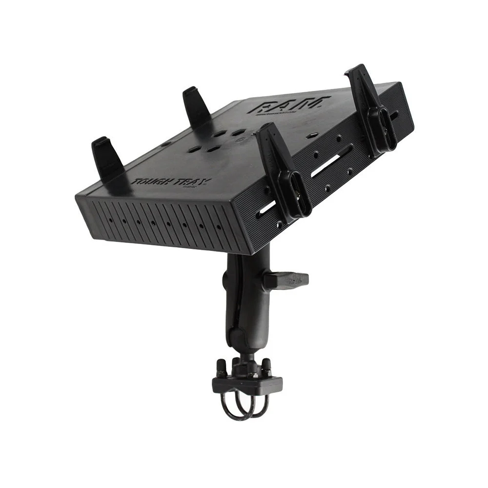 RAM Mount RAM® Tough-Tray™ Double Ball Mount w/Double U-Bolt Rail Base