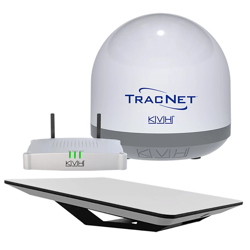 KVH Starlink Flat Panel Terminal with Wedge Mount - Gen 3 WiFi Router & 25M (82') PoE Cable Included