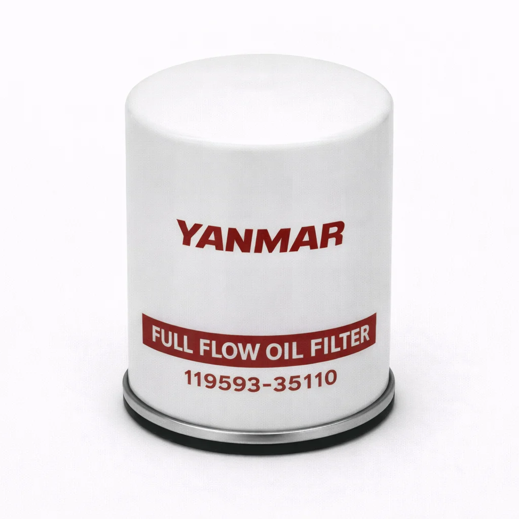Yanmar Full Flow Oil Filter 119593-35110 - 6LY Marine Diesel Engine
