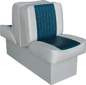 Wise Seating - Lounge W/ 10  Base-gy/navy - 8WD707P-1-660