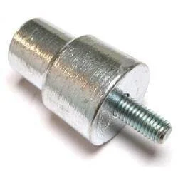 Zinc anode Yanmar, engine, 1.6 * 1.2 Thread: 8 * 1.25, 0.346Lb