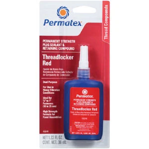 Permatex Red Permanent Threadlock 36Ml 26240