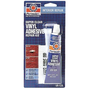 Permatex Clear Vinyl Adhesive Repair Kt 81786