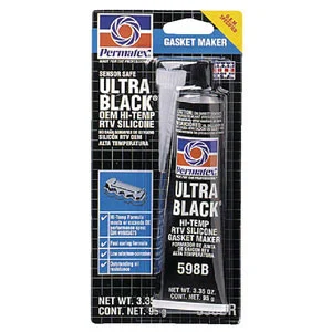 Permatex 3.35oz Ultra Black Siliconzz 82180
