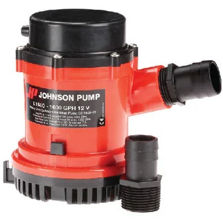 Johnson Pump 1600gph High Cap 12V Bilge 16004-00