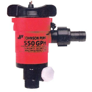 Johnson Pump 550 gph Twin Outlet Bait Pump 48503