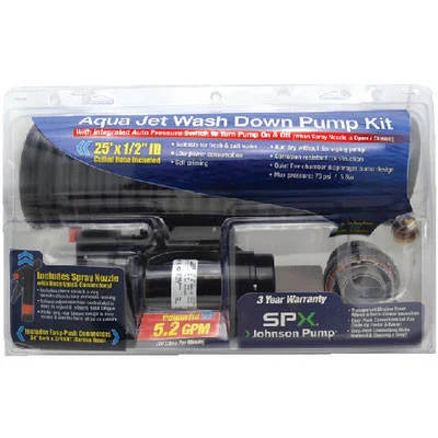 Johnson Pump Aqua Jet 5.2 gpm Wd Kit Clamsh 64534Cl