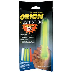 Orion Safety Products 6" Lightstick 4/Cd 924/4Pk