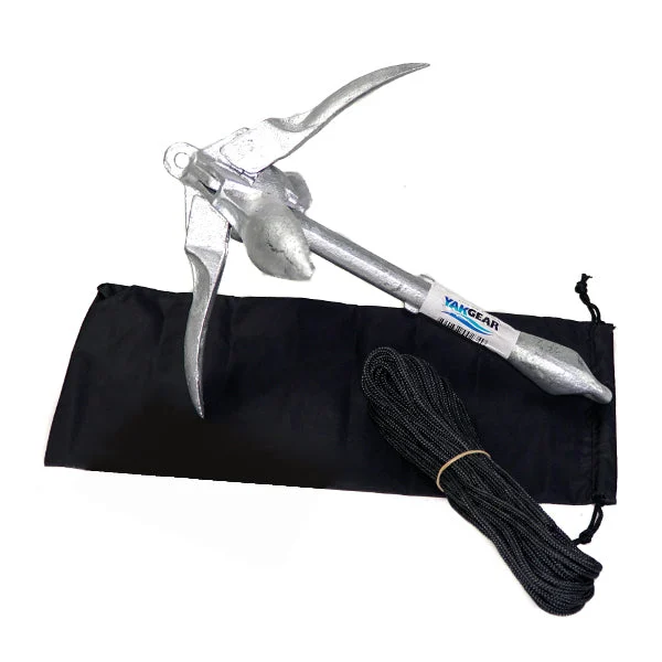 Yakgear Anchor In A Bag 3.3Lb Grapnel Ancho – Marine Boat Replacement Part