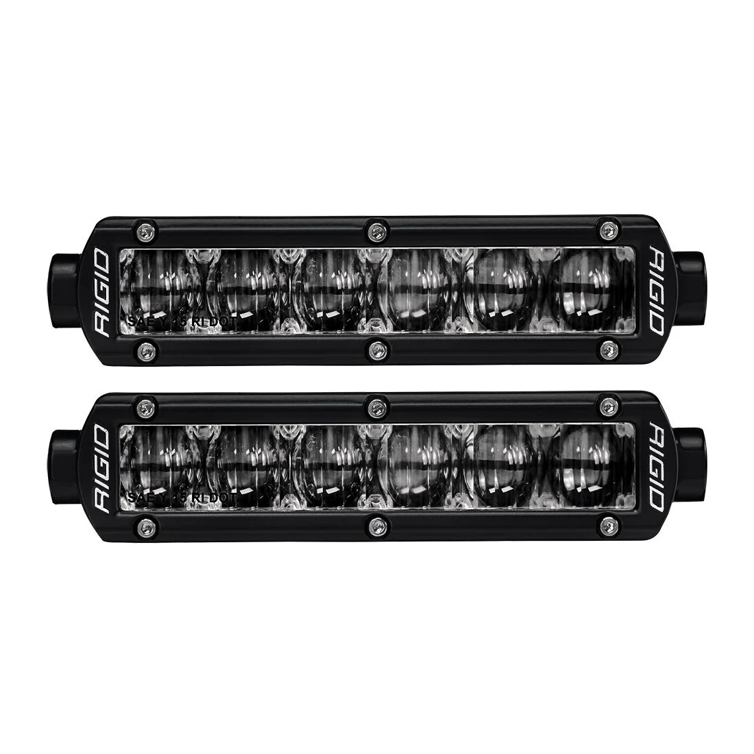 Rigid Industries SR-Series SAE J583 6 Inch Fog Light Pair – Marine Boat Replacement Part