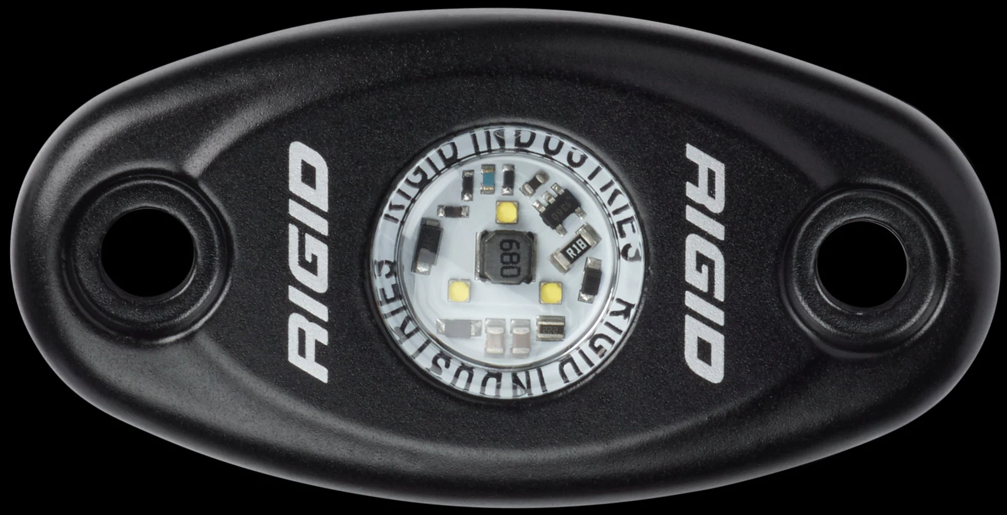 Rigid Industries A-Series High Power Black Housing Cool White Light – Marine Boat Replacement Part