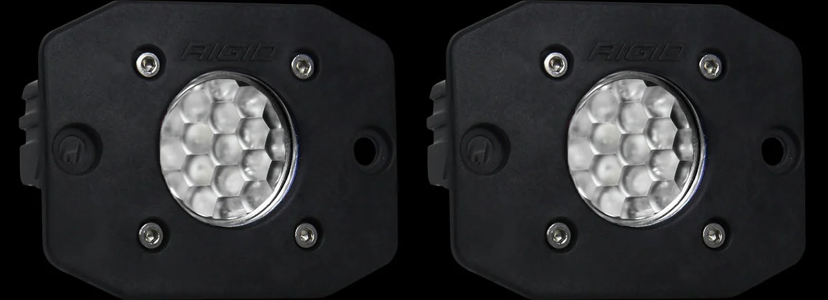 Rigid Industries IGNITE Backup Kit Flush Mount - Ideal for Off-Road Lighting – Marine Boat Replacement Part