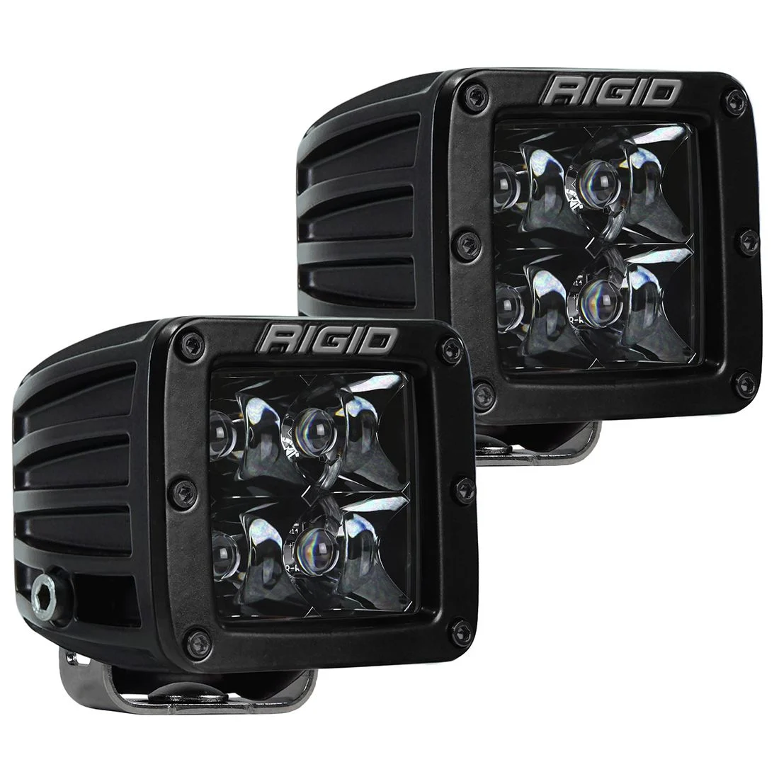 Rigid Industries D-Series Pro Spot Midnight Pair - High-Performance LED Lights – Marine Boat Replacement Part