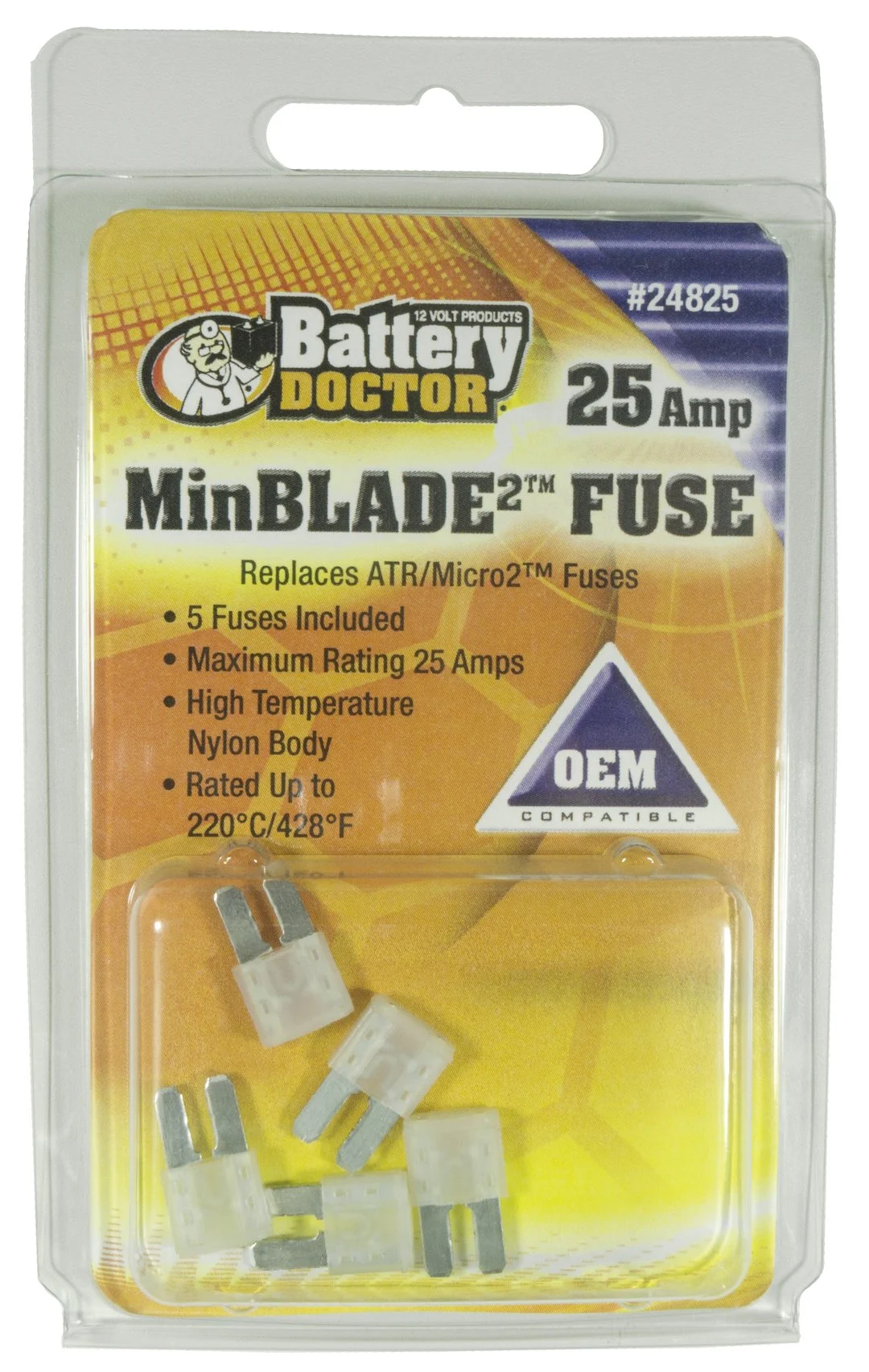 Wirthco Minblade2 Fuse-25A – Marine Electrical Replacement Part