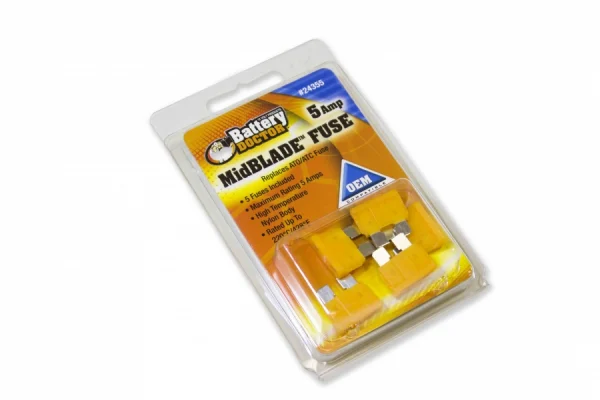 Wirthco Mid Blade Fuse-5 Amp – Marine Electrical Replacement Part