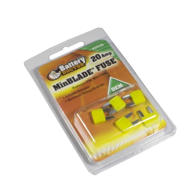 Wirthco Min Blade Fuse-20 Amp – Marine Electrical Replacement Part