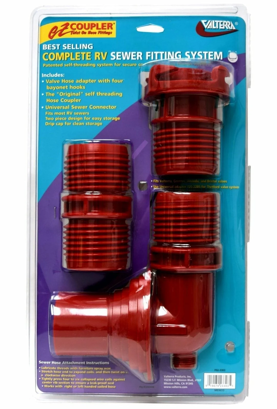 Ez Coupler Sys. Carded – Boat Pump & Plumbing Part
