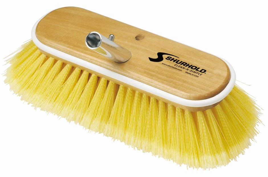 Shurhold Ind 10' Deck Brush Soft Yellow Pol – Marine Boat Replacement Part