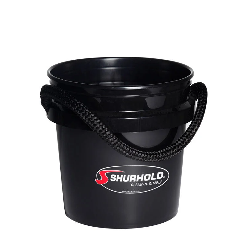 Shurhold Ind 3.5 Gallon Black Bucket – Marine Boat Replacement Part