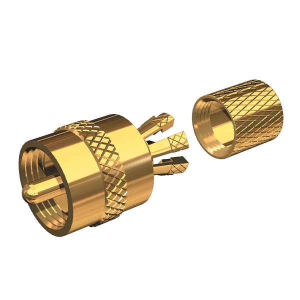 Shakespeare Gold Plated Centerpin Pl-259 – Marine Electrical Replacement Part