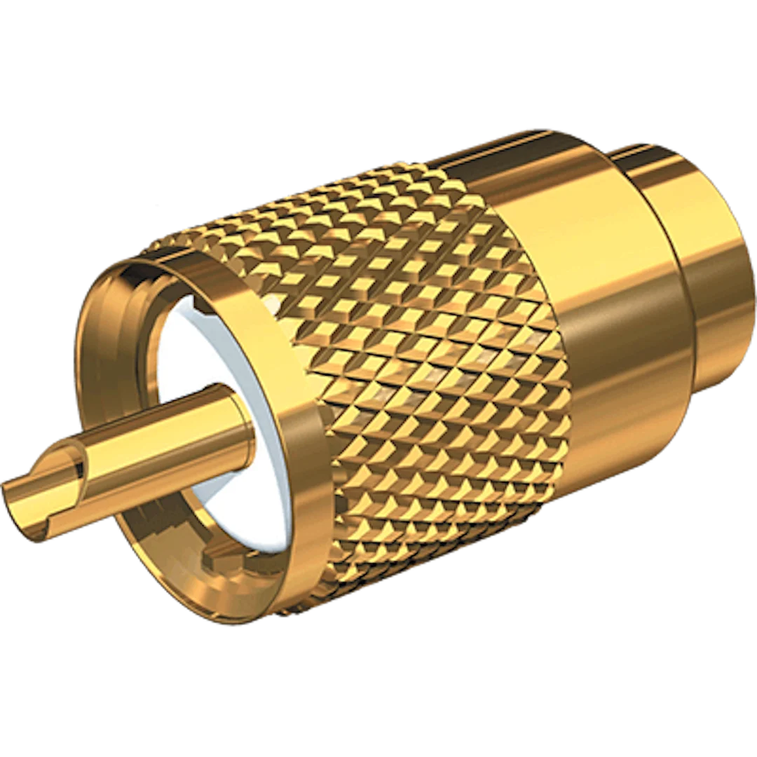 Shakespeare Gold Plated Pl-259 Connect W/Ug176 – Marine Electrical Replacement Part