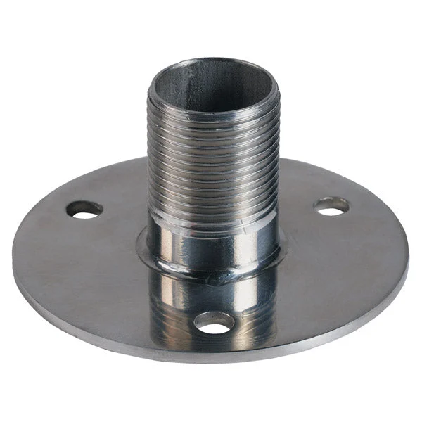 Shakespeare 1' High Stainless Flange Mount – Marine Boat Replacement Part