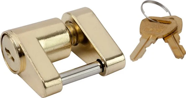 Sea Dog Brass Plated Zinc Coupler Lock – Marine Boat Replacement Part