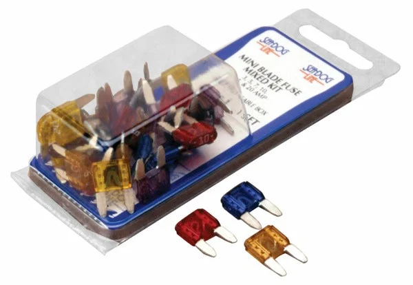 Sea Dog Mini Blade Fuse - Mixed Kit – Marine Electrical Replacement Part