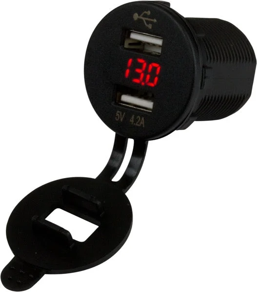 Sea Dog Round Dual Usb Socket W/Hidden – Marine Boat Replacement Part