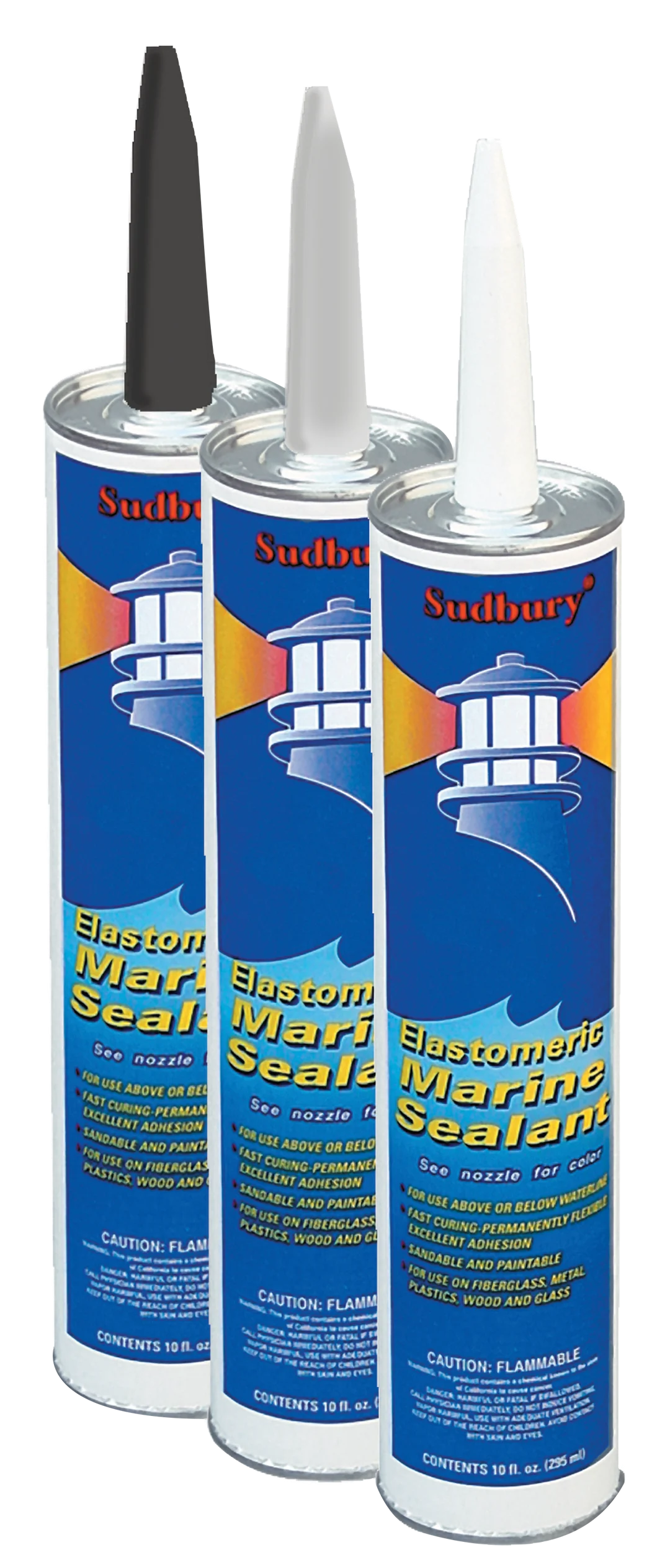 Sudbury Elasto Sealant Clr 10Oz Cartridge – Marine Boat Replacement Part
