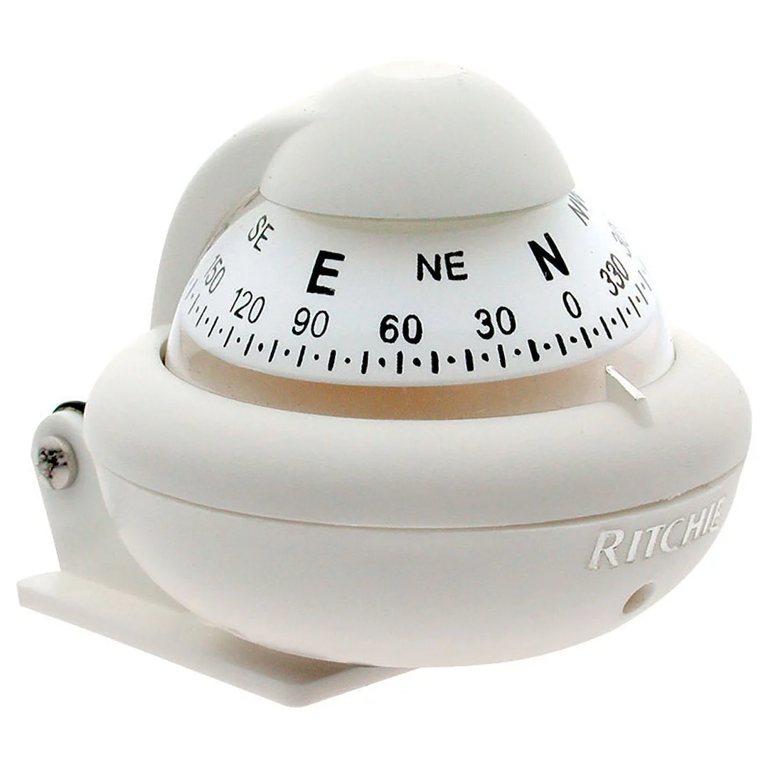 Ritchie Navi Compass Brkt Mnt 2' Dial White – Marine Boat Replacement Part