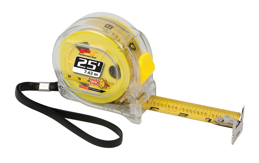 Perform Tool 25' Clear Tape Measure – Marine Boat Replacement Part