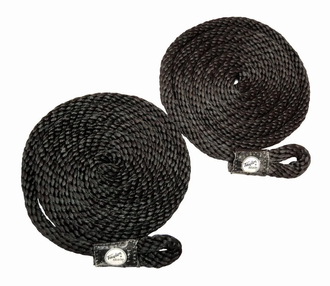 3/8' X 72' BRAIDED ROPE BLACK (PAIR