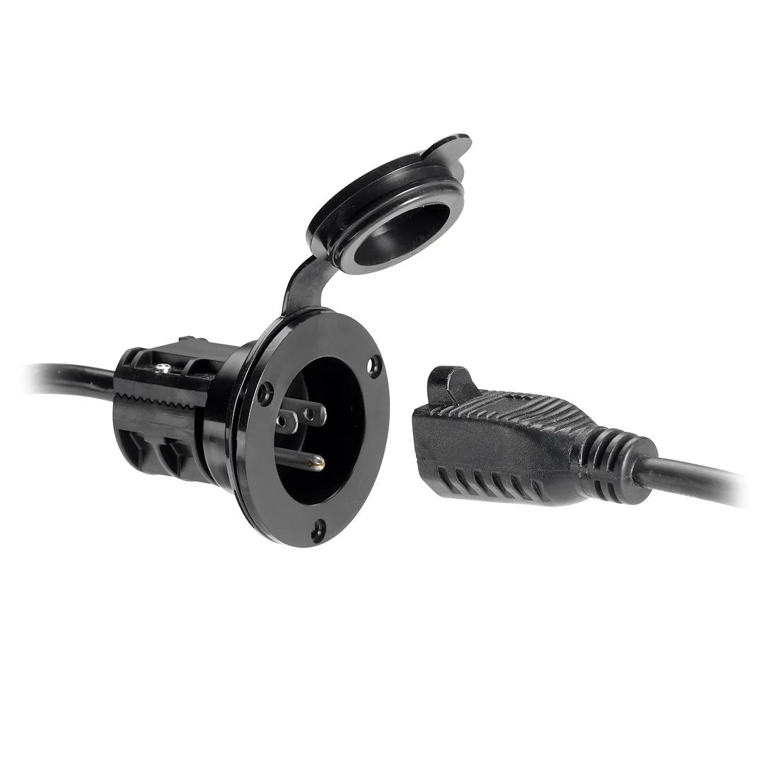 Minn Kota Mkr-21 Ac Power Port (Black) – Marine Boat Replacement Part