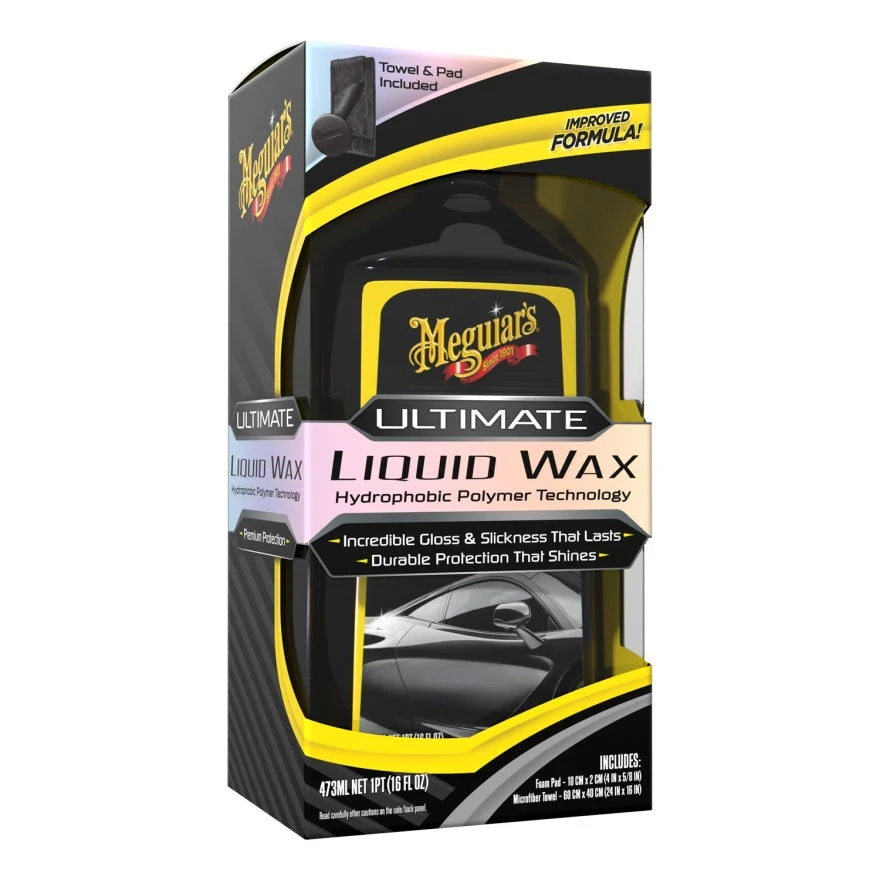 Meguiars Wax Liquid Wax; Synthetic; 16 Ounce – Marine Boat Replacement Part