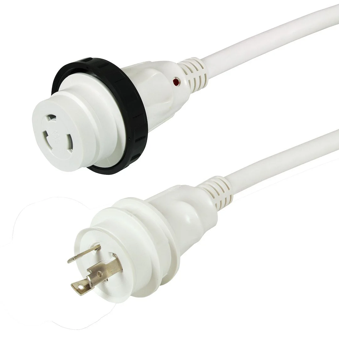 Marinco 30 Amp Power Cord Plus Cordset - 50 – Marine Electrical Replacement Part