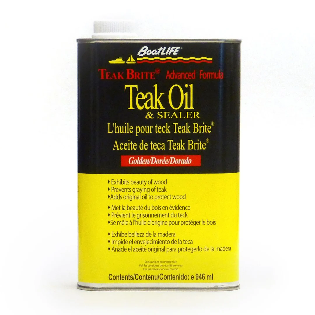 Life Indust. Teak Oil 32 Fl.Oz. Golden – Marine Boat Replacement Part