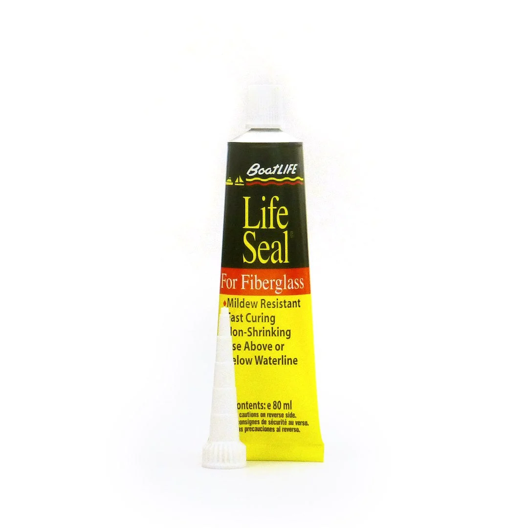 Life Indust. Life Seal 2.8 Fl. Oz. Tube White – Marine Boat Replacement Part