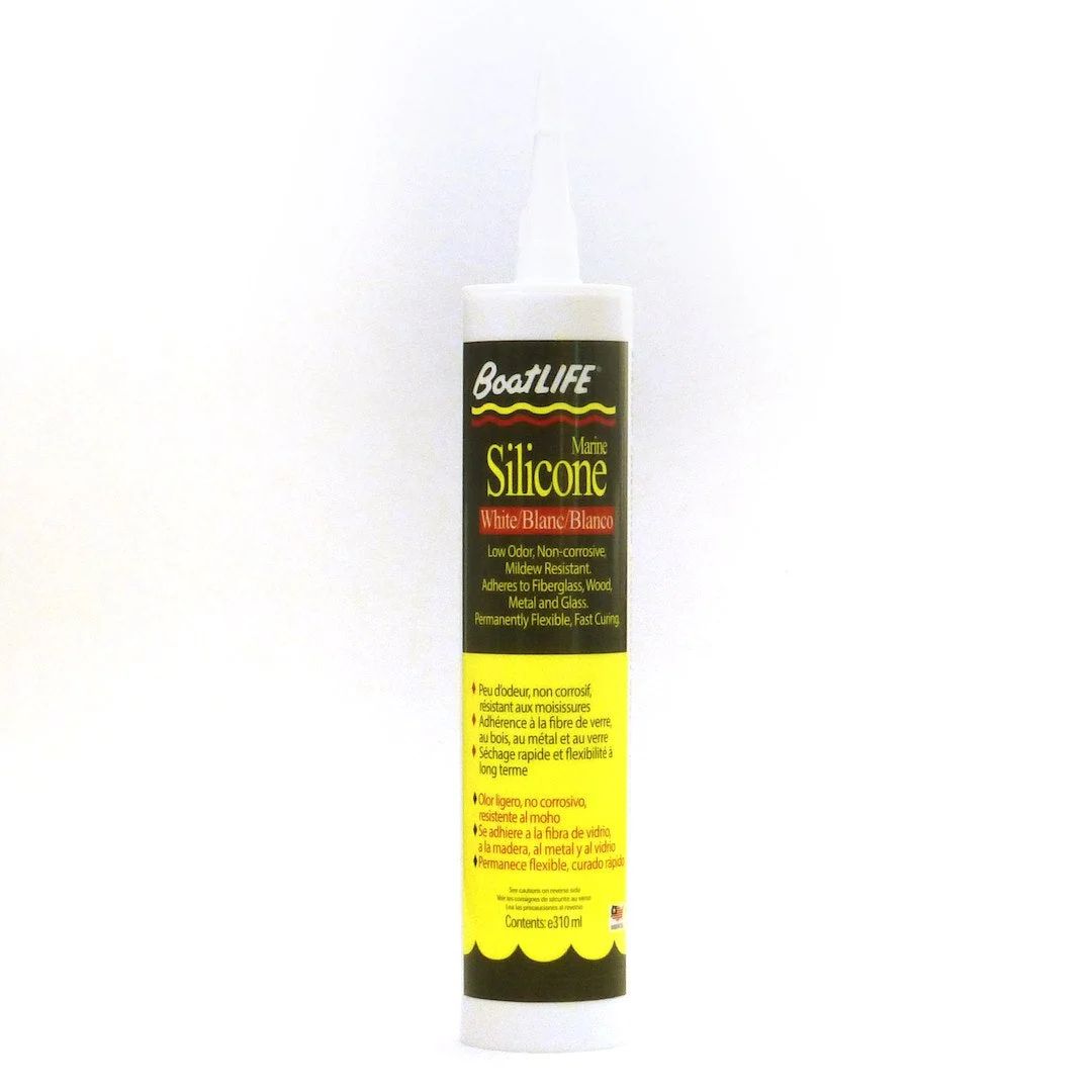 Life Indust. Silicone 10.6 Fl. Oz. Cart. White – Marine Boat Replacement Part