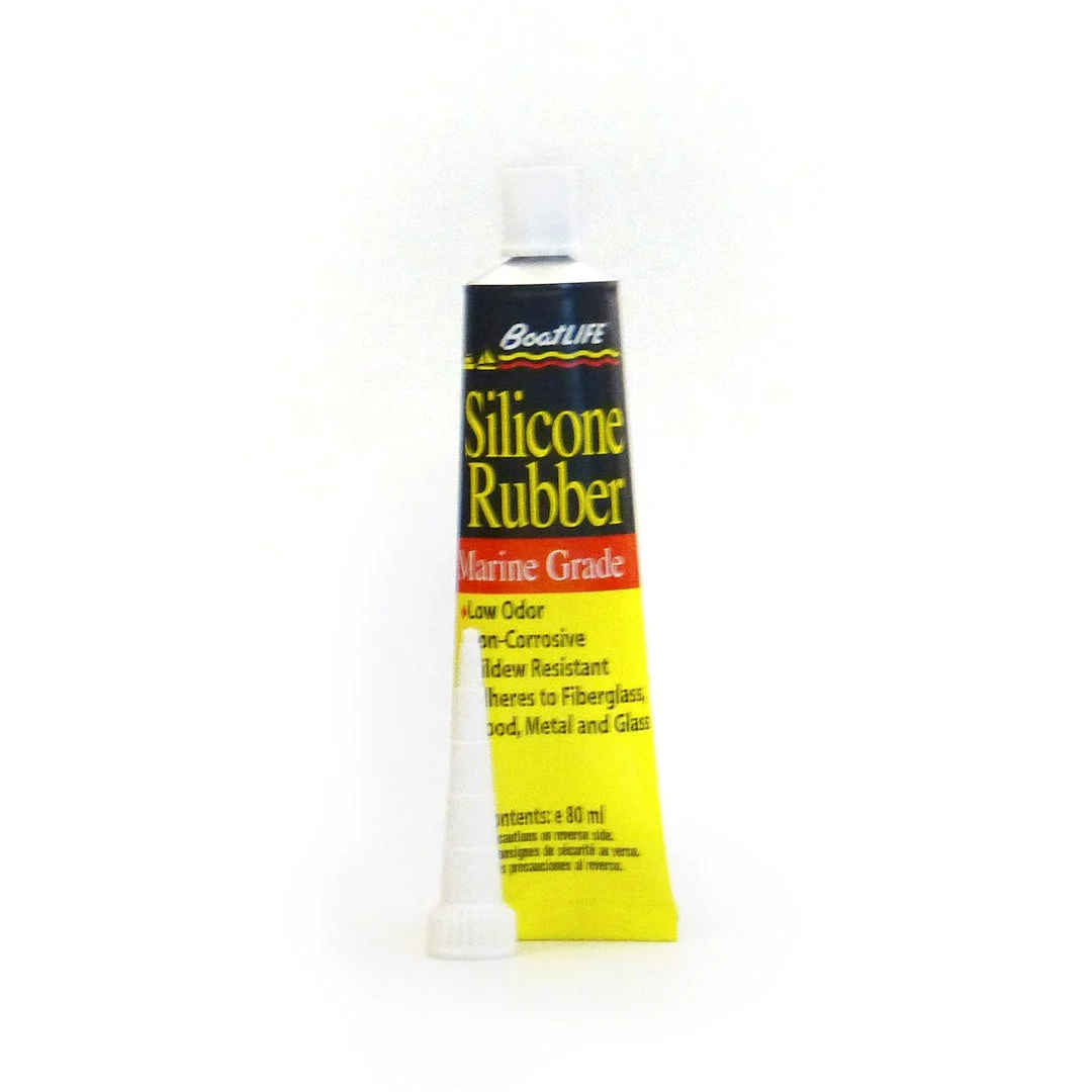 Life Indust. Silicone 2.8 Fl. Oz. Tube Black – Marine Boat Replacement Part